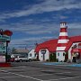 Sainte-Flavie, arrivée au Capitaine Homard: camping, poissonnerie et restaurant